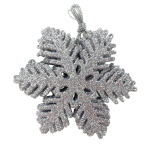 BOMBKI NA CHOINKĘ OZDOBA CHOINKOWA NA BOŻE NARODZENIE ŚWIĘTA ZAWIESZKI PŁATKI ŚNIEGU ŚNIEŻYNKI 10SZT NR3 - 3