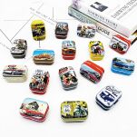 AUTA METALOWE ŚLICZNE PUDEŁKO OZDOBNE NA DROBIAZGI BIŻUTERIĘ AKCESORIA BIBELOTY DO TOREBKI SZUFLADY - 3