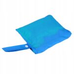 DUŻA POJEMNA TORBA PLAŻOWA TOREBKA NA PLAŻĘ PIKNIK ZABAWKI KOC RĘCZNIKI Z SIATKI AŻUROWA XXL ZIELONA - 8