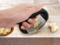 RĘCZNA PRASKA RĘCZNY WYCISKACZ SIEKACZ ZGNIATACZ WYCISKARKA DO CZOSNKU  STALOWA NIERDZEWNA SOLIDNA - 10