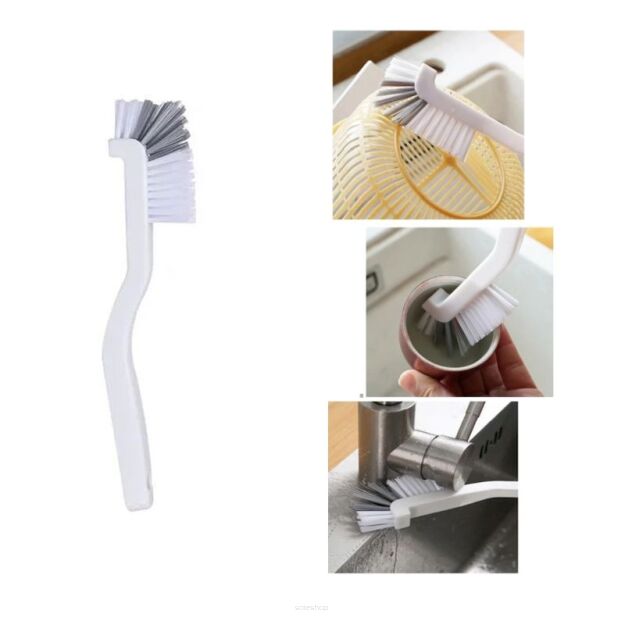 SZCZOTKA DO SZOROWANIA CZYSZCZENIA SZCZELIN FUG MYCIA NACZYŃ WĄSKA SZCZELINOWA Z RĄCZKĄ 90°