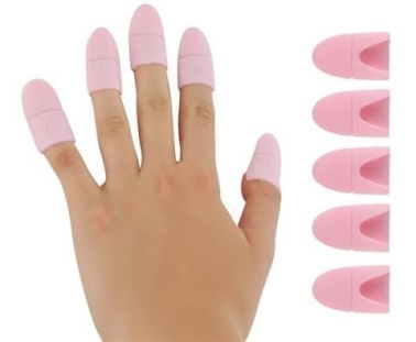 Klipsy silikonowe do usuwanie hybrydy żelu z paznokci