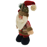 DUŻA FIGURKA DEKORACJA ŚWIĄTECZNA NA ŚWIĘTA BOŻE NARODZENIE STOJĄCA TELESKOPOWY REGULOWANY MIKOŁAJ - 5