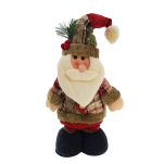 DUŻA FIGURKA DEKORACJA ŚWIĄTECZNA NA ŚWIĘTA BOŻE NARODZENIE STOJĄCA TELESKOPOWY REGULOWANY MIKOŁAJ - 2