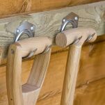 WIESZAK ŚCIENNY WIESZAKI UCHWYT HAK NA NARZĘDZIA OGRODOWE OGRODNICZE MIOTŁY GRABIE ORGANIZER 5 SZTUK - 4