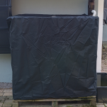 POKROWIEC OSŁONA PLANDEKA NA ZBIORNIK WODĘ MAUZER 1000L OXFORD MOCNY CZARNY - 2