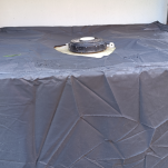 POKROWIEC OSŁONA PLANDEKA NA ZBIORNIK WODĘ MAUZER 1000L OXFORD MOCNY CZARNY - 4