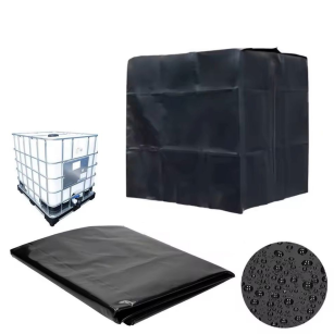 POKROWIEC OSŁONA PLANDEKA NA ZBIORNIK WODĘ MAUZER 1000L OXFORD MOCNY CZARNY