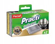 PACLAN SKUTECZNE ZMYWAKI GĄBKI DO ZMYWANIA NACZYŃ PATELNI Z TEFLONU TEFLONOWYCH TEFLONEX ZESTAW 2SZT - 2