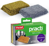PACLAN SKUTECZNE ZMYWAKI GĄBKI DO ZMYWANIA NACZYŃ PATELNI Z TEFLONU TEFLONOWYCH TEFLONEX ZESTAW 2SZT - 5