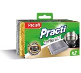 PACLAN SKUTECZNE ZMYWAKI GĄBKI DO ZMYWANIA NACZYŃ PATELNI Z TEFLONU TEFLONOWYCH TEFLONEX ZESTAW 2SZT - 4