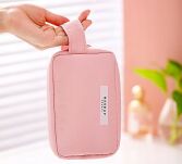 SZARY ZESTAW 2SZT KOSMETYCZKA DAMSKA PODRÓŻNA PODRĘCZNA ORGANIZER NA KOSMETYKI DO WALIZKI SAMOLOTU - 8