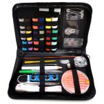 ZESTAW KRAWIECKI DO SZYCIA DUŻY PRZYBORNIK ORGANIZER TURYSTYCZNY PODRÓŻNY PODRĘCZNY NICI IGŁY W ETUI - 2