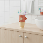 ETUI POJEMNIK NA SZCZOTECZKĘ PASTĘ DO ZĘBÓW DLA DZIECKA PODRÓŻNY ORGANIZER - 2