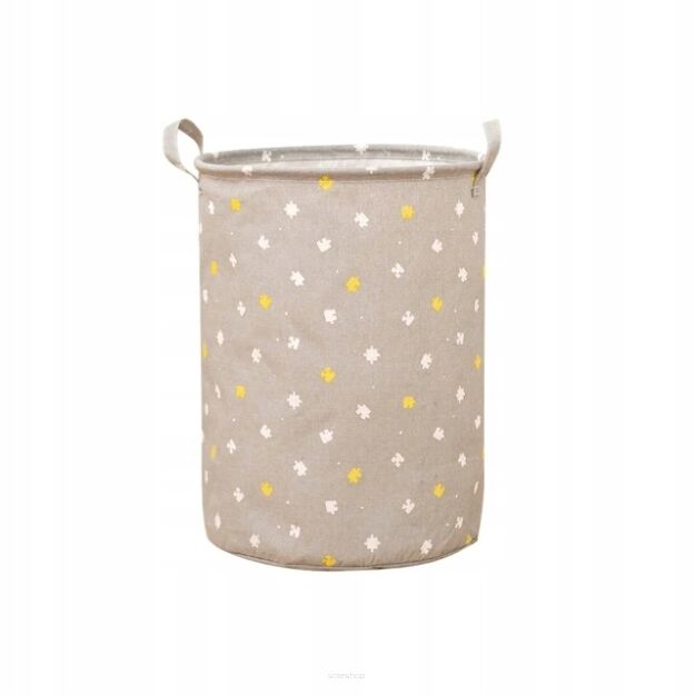 SZARY W PUZZLE POJEMNIK KOSZ WOREK ORGANIZER NA ZABAWKI KLOCKI MASKOTKI UBRANIA PRANIE BIELIZNĘ PODUSZKI