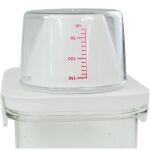 POJEMNIK ORGANIZER PUDEŁKO NA PROSZEK PŁYN DO PRANIA PŁUKANIA Z MIARKĄ ZAMYKANE NA DETERGENTY 1100ML - 14