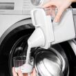 ZAMYKANY POJEMNIK ORGANIZER ŁAZIENKOWY PUDEŁKO NA PROSZEK DO PRANIA PŁYN DO PŁUKANIA NA DETERGENTY KAPSUŁKI Z MIARKĄ DOZOWNIKIEM 1100ml 1,1L - 3