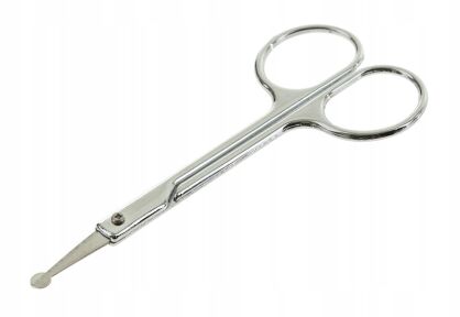 AKUKU BEZPIECZNE NOŻYCZKI CĄŻKI DO OBCINANIA PAZNOKCI DLA NIEMOWLĄT DZIECI NIEMOWLĘCE DZIECIĘCE 0m+